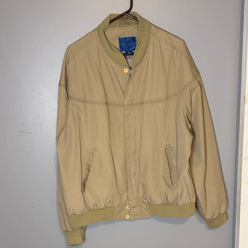 Vintage 80’s-90’s Towncraft Khaki Derby Jacket